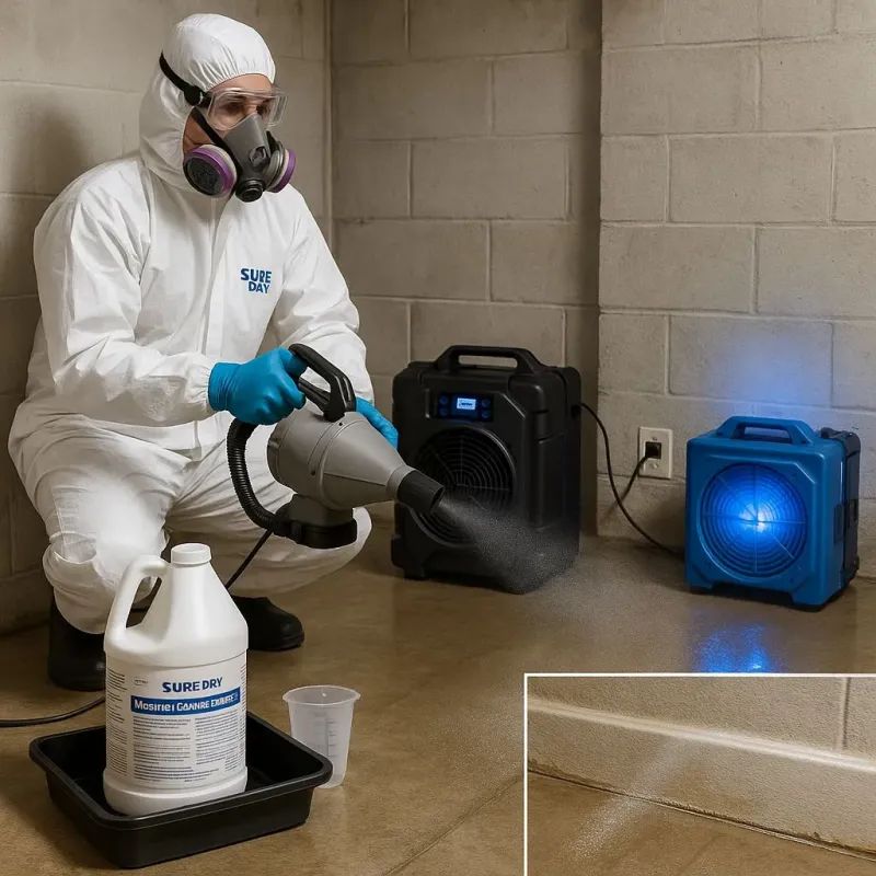 Sanitization and Odor Removal process in Saint Lawrence, PA